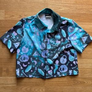 Black Milk Clothing Voodoo Galaxy Boss Shirt Limited / Rare XS